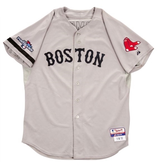 2013 Jonny Gomes Game Worn Boston Red Sox ALCS Jersey (MLB Authenticated) - World Championship Season